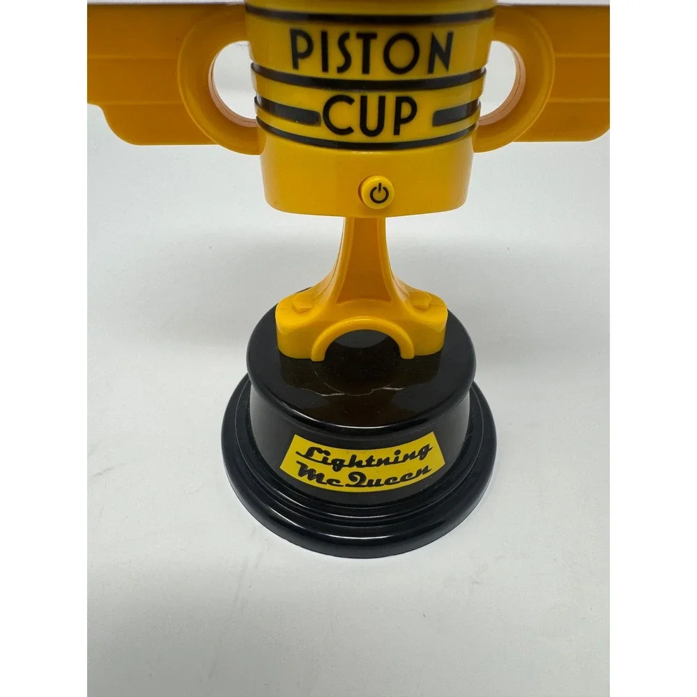 Disney Pixar Cars Lightning McQueen Piston Cup Trophy Toy Red 95 Race Car